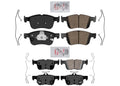 AME Front & Rear Ceramic Disc Brake Pad Set for Ford Maverick 2022 2023 2024