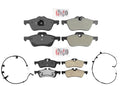 Front & Rear Disc Brake Pads Sensors for Mini Cooper Base Hatchback 2007-2008