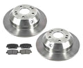 Rear Disc Brake Rotors & Ceramic Brake Pads For Hyundai Santa Fe 2010 2011 2014