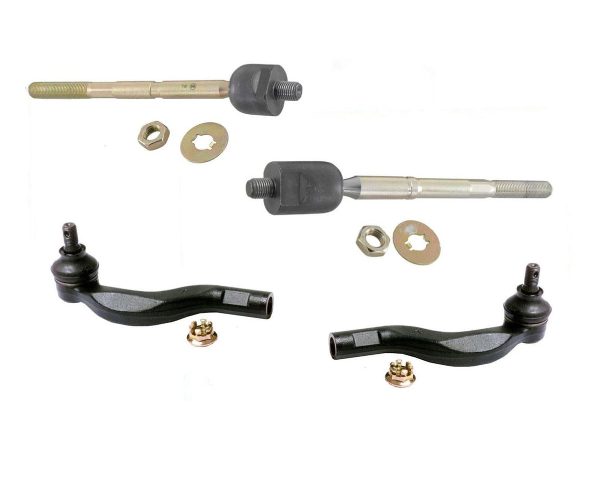 Front Inner and Outer Tie Rods For Lexus LS400 1995 1996 1997 1998 1999 2000