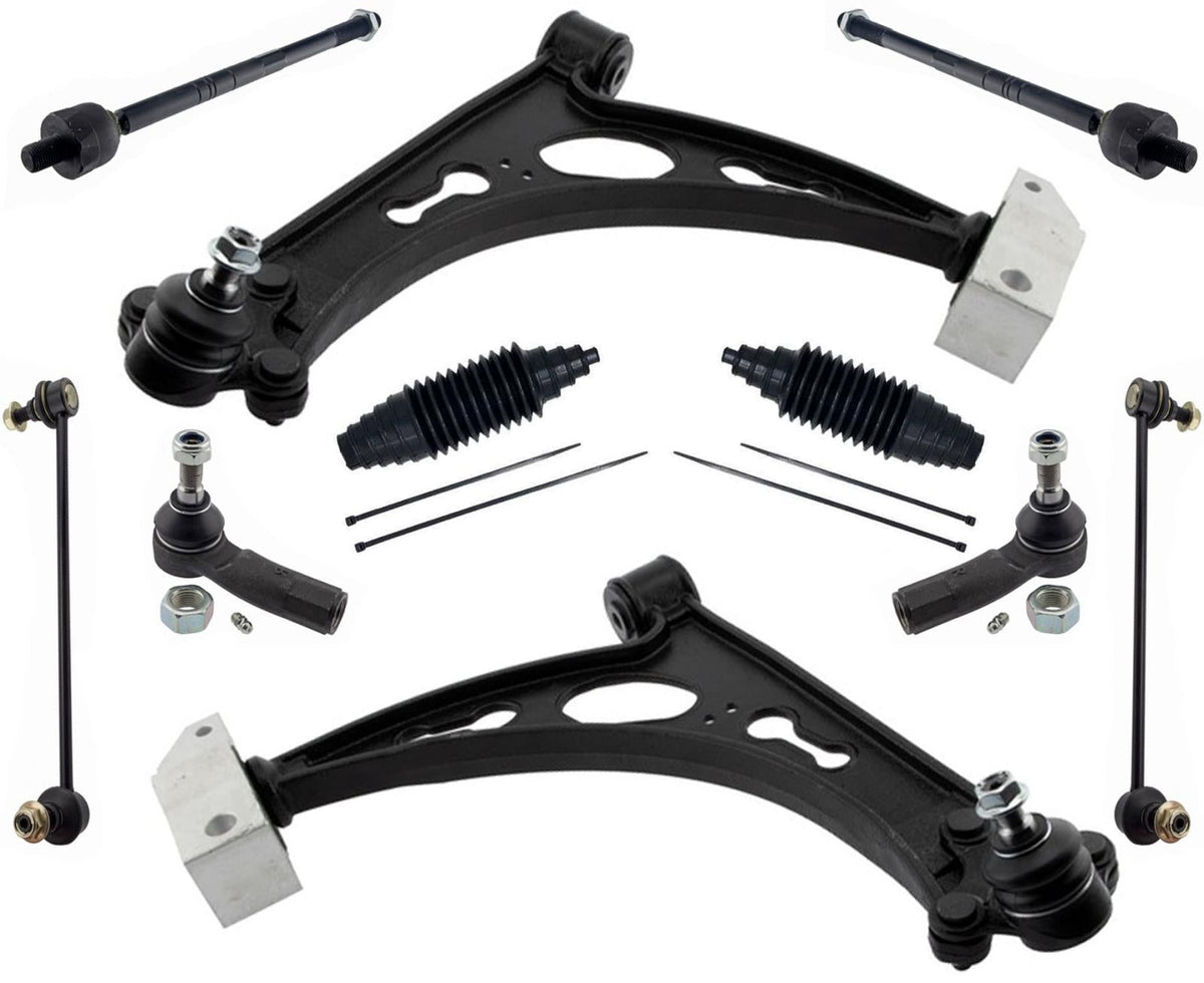 Front Control Arms Tie Rods & Links For Jetta 2006-2014 W Dynamic Headlights