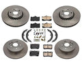 Front & Rear Brakes Disc Rotors Ceramic Pads 8pc for Lexus IS350 2009 2010 2011