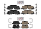 Front Rear Disc Brake Pads for 2021-2023 Cadillac XT5 XT6 345MM No Brem Bo