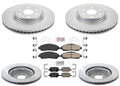 Front Rr Disc Brake Rotors Coated Ceramic Disc Brake Pads For Cadillac XT6 2020