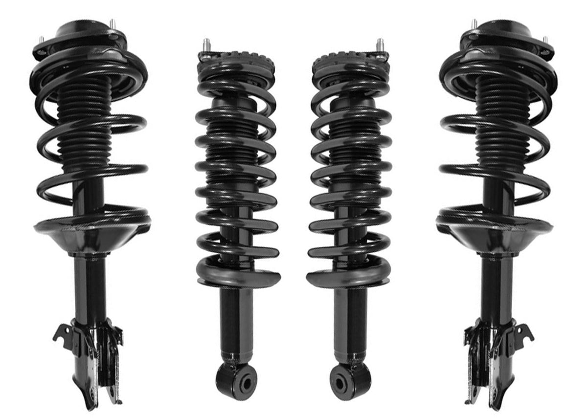 Front & Rear Complete Struts W/ Coil Spring for Subaru Legacy GT Sedan 2000-2002