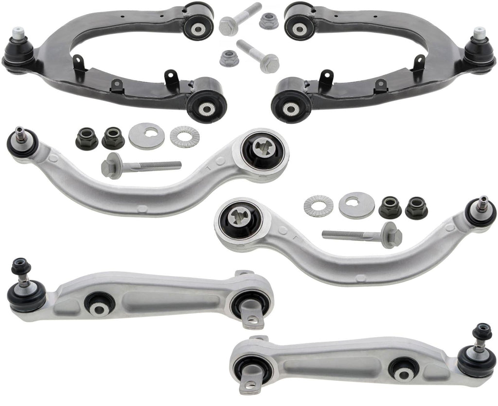 Mevotech Front Upper & Lower Control Arms W/ Ball Joints For Tesla Y 2020-2024