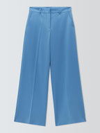 Weekend MaxMara Visivo Virgin Wool Wide Leg Trousers - UK14 - Light Blue