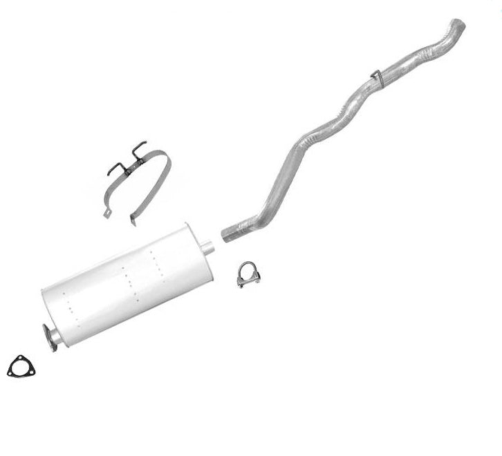 Muffler Exhaust System Tail Pipe for 1995-1999 Chevy S10 Blazer GMC Jimmy 4 Dr