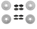 Front and Rear Disc Brake Rotors Brake Pads for Lincoln Mark VIII 1993 1994 1995