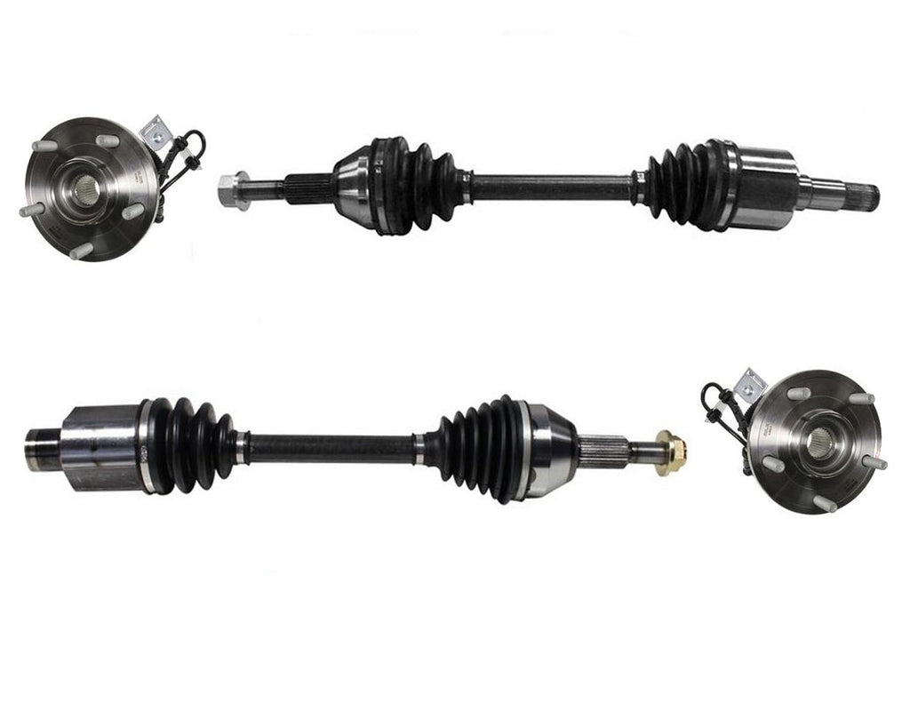 Front Axles & Wheel Hub Bearings fits For Chrysler Town & Country 2008-2011