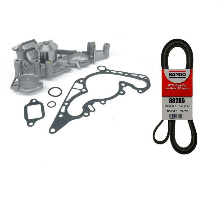 Coolant Water Pump & Engine Drive Belt 03-09 4 Runner 98-07 LX470 4.7L