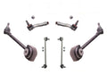 6 Pcs Kit Fits 08-15 C300 C350 E350 4Matic Models Control Arms Tie Rods Links