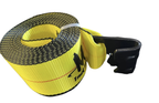 4” X 30’ YELLOW COLOR STRAP W/3" FLAT HOOK MTT WLL 5,400 LBS