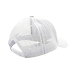 KickAss Snapback Trucker Cap - All White with White KA logo