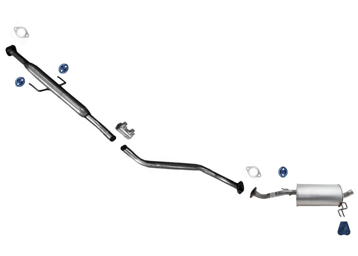 Resonator Ext Pipe Muffler Exhaust System for KIA Forte 2.0 Hatchback 2011 2013