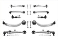Front Upper and Lower Control Arms W/ Ball Joints For Audi A4 Passat 1996-2001