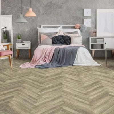 Kraus Premium Rigid Core Herringbone Plank - Odell Oak 625mm x 125mm (30 Lengths - 2.34m2 Pack)