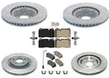 F&R Coated Disc Brake Rotors Pads For Porsche Macan 17-2020 2.0L 345MM Rotors