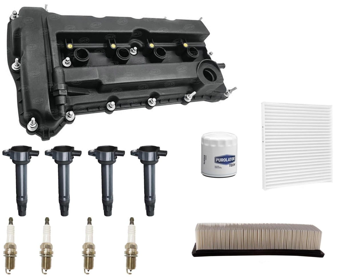 Engine Valve Cover Ignition Coils Tune Up Kit For Dodge Journey 2.4L 2009-2019