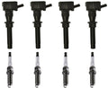 Direct Ignition Coils & Spark Plugs For Jaguar F-Pace 2.0L 2017 2020 2023 2024