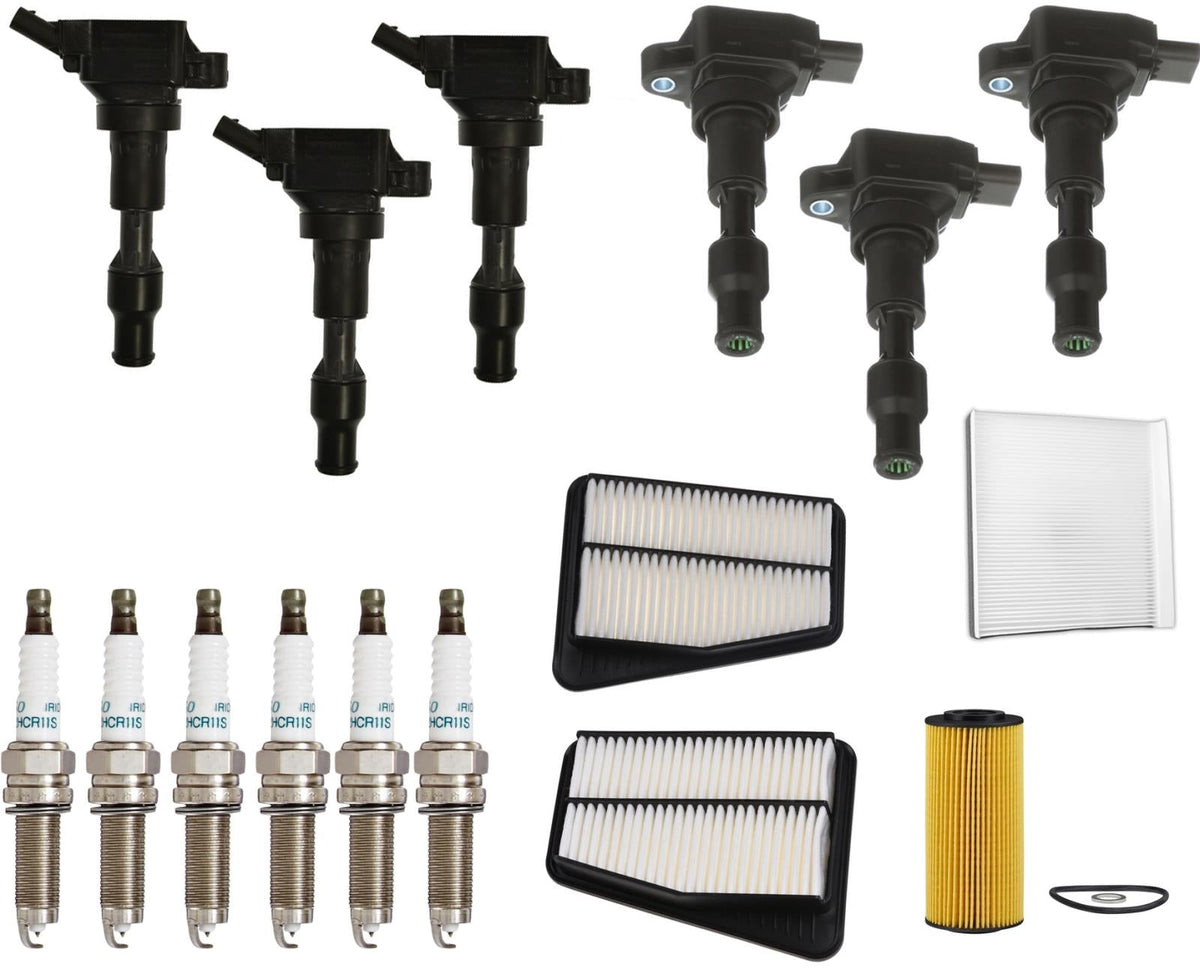 Ignition Coils Spark Plugs Tune Up Kit For Kia Stinger 3.3L 2018 2019 2020 2023