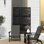6.5FT Decorative Privacy Screen with Expansion Screws for Garden Pool Hot Tub, Bamboo Style