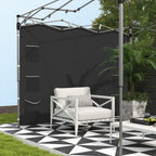 Canopy Sidewall Panel for 3 x 3m Straight Leg Pop Up Gazebos, 1 Pack Sidewall Only, Black