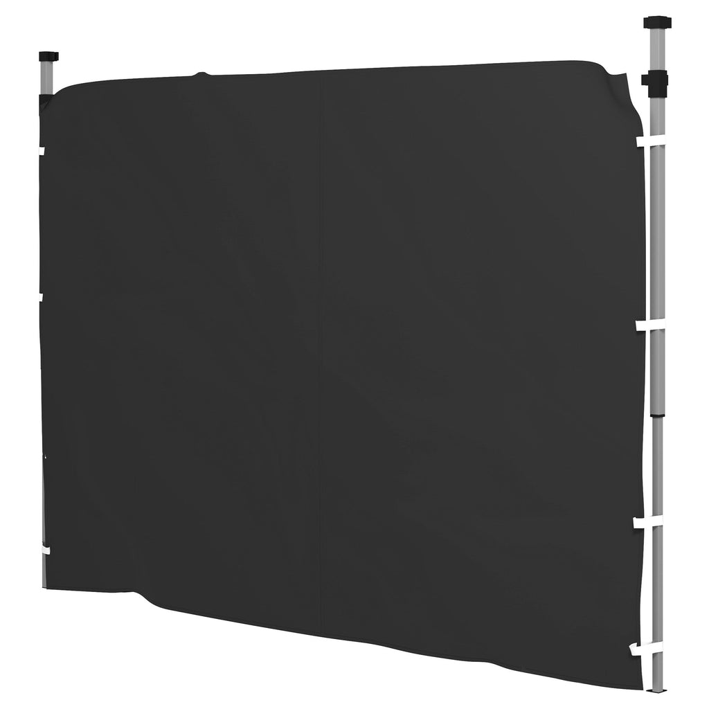 Canopy Sidewall Panel for 3 x 3m Straight Leg Pop Up Gazebos, 1 Pack Sidewall Only, Black