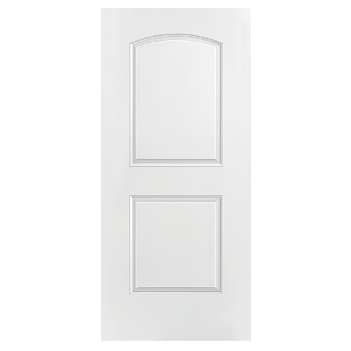 2 Panel Arch Top Smooth Interior Molded Door Slabs