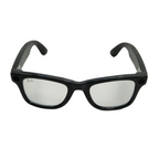 Ray-Ban Wayfarer Meta AI Bluetooth Audio Smart Glasses - Shiny Black/Clear
