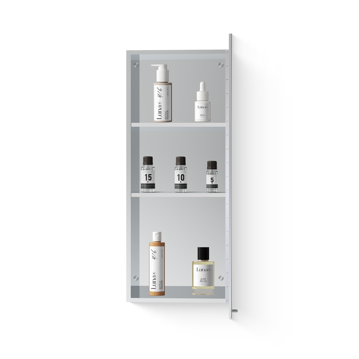 Revo  Non Illuminated Mirror Cabinet