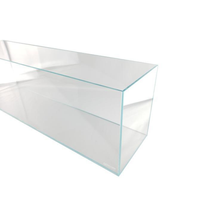6 Gallon Long 45° Degree Low Iron Ultra Clear Bookshelf Aquarium