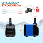 Aqua Dream 265 GPH Submersible Pump Aquarium Powerhead