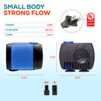 Aqua Dream 60 GPH Water Pump Adjustable Submersible Powerhead