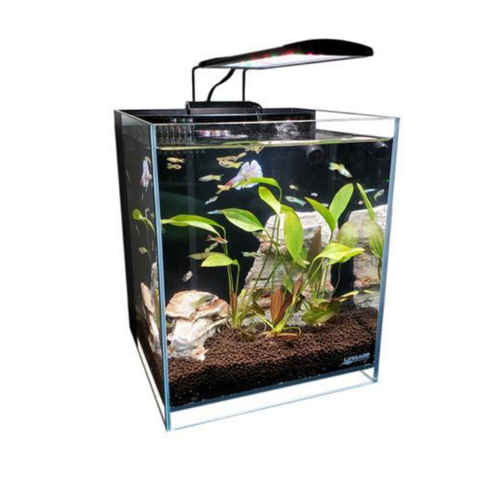 8.3 Gallons 45° Beveled Edge Low Iron Ultra Clear Aquarium
