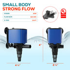 Aqua Dream Aquarium Undergravel Filter Water Pump Oxygen 320 GPH