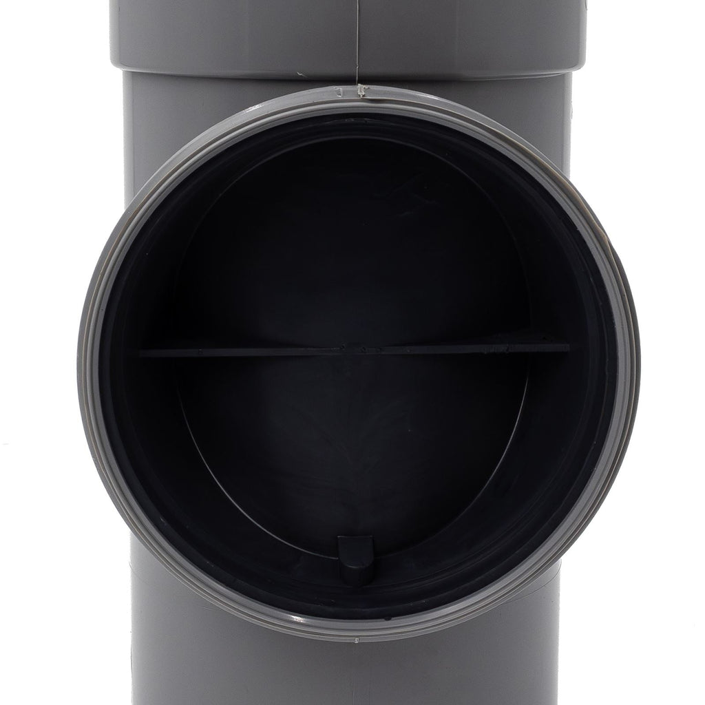 110mm Soil Straight Access Pipe (Single Socket)
