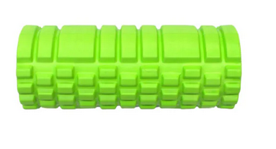 Gronk Fitness green foam roller with textured surface