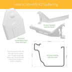 K2 C8067 Replacement Gutter Clip (2 Pack)