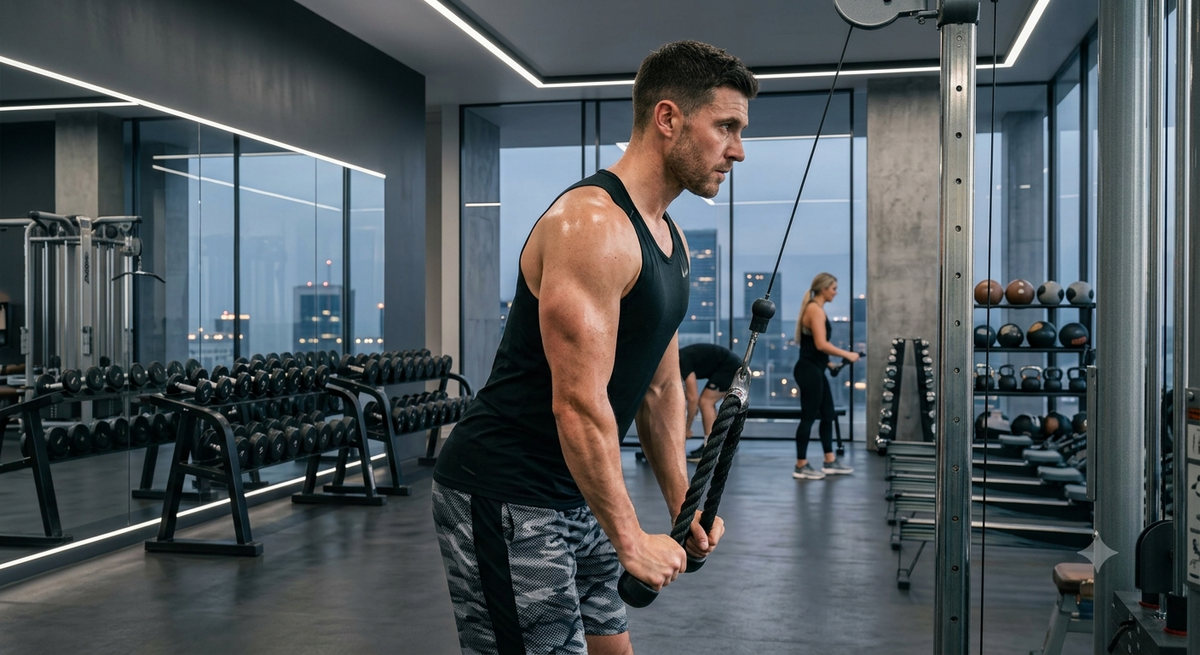Tricep Rope, Double Grip