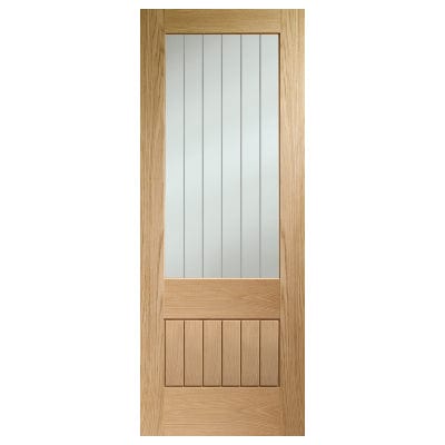 Suffolk Essentials 2XG Internal Oak Pre-finished (Clear Etched Glass)