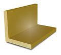 22.2mm x 22.2mm x 3.2mm (7/8" x 7/8" x 1/8") Brass Angle