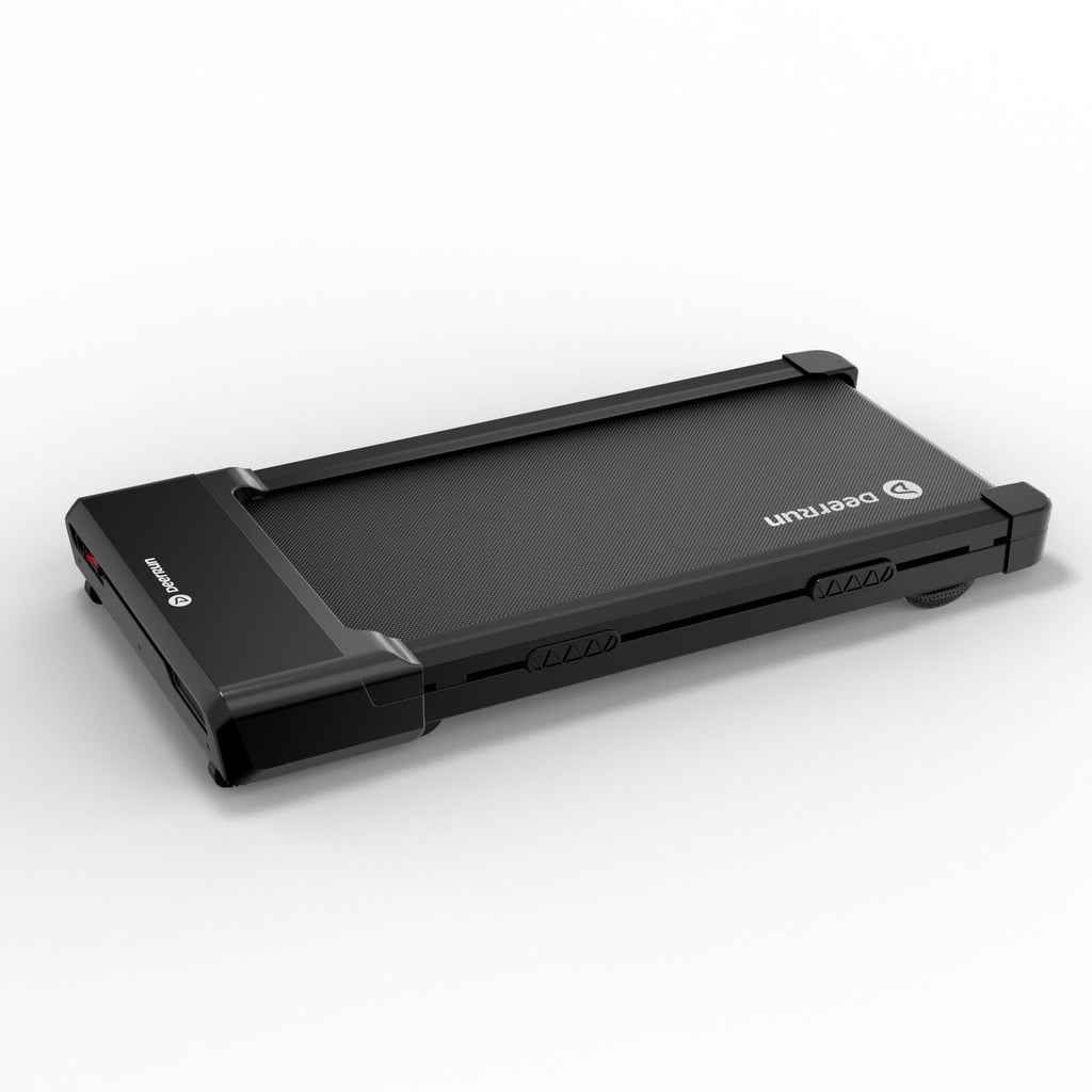 DeerRun Z10 Upgrade Full-screen Smart Walking Pad Treadmill with remote control 12% Auto Incline - Black, More Light, More Thin