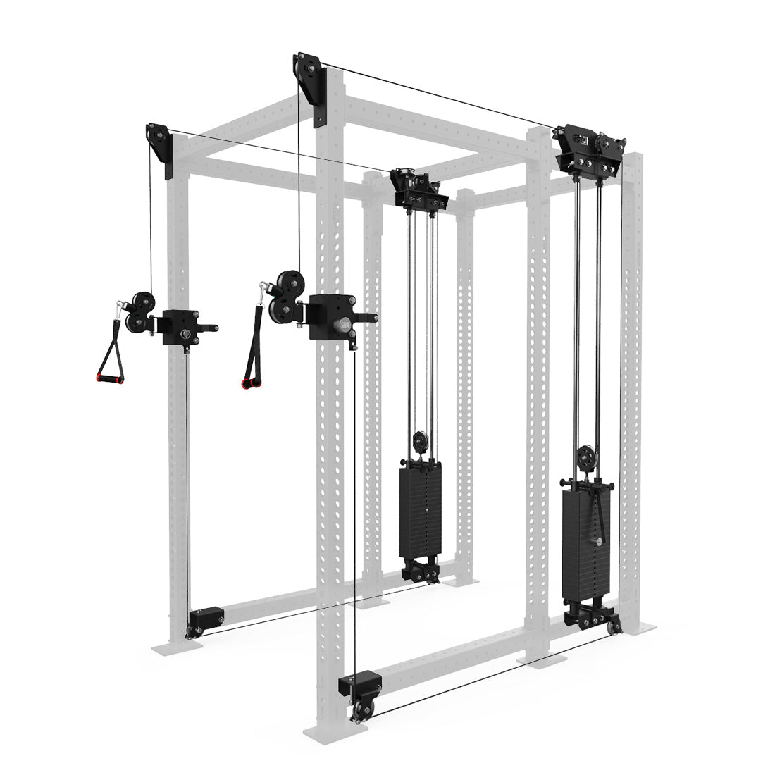 Builder® Side-Stack Functional Trainer including aluminum pulleys