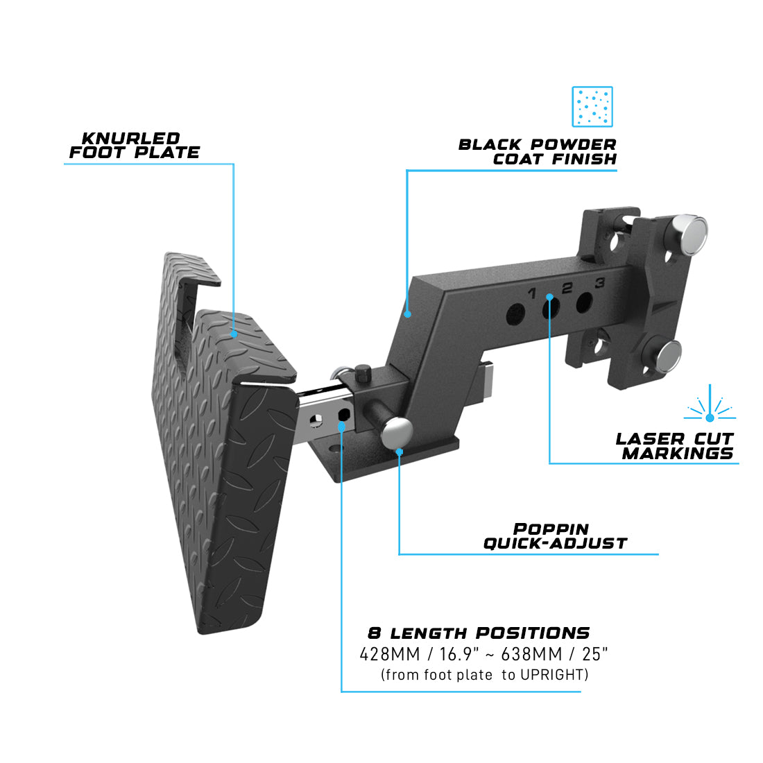 RX3 Adjustable Foot Plate 2.0