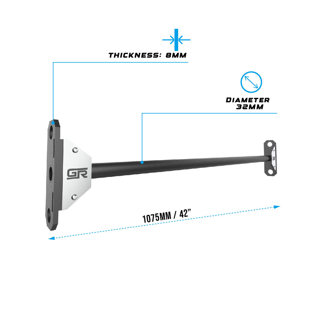 RX3 42" Pull Up Bar