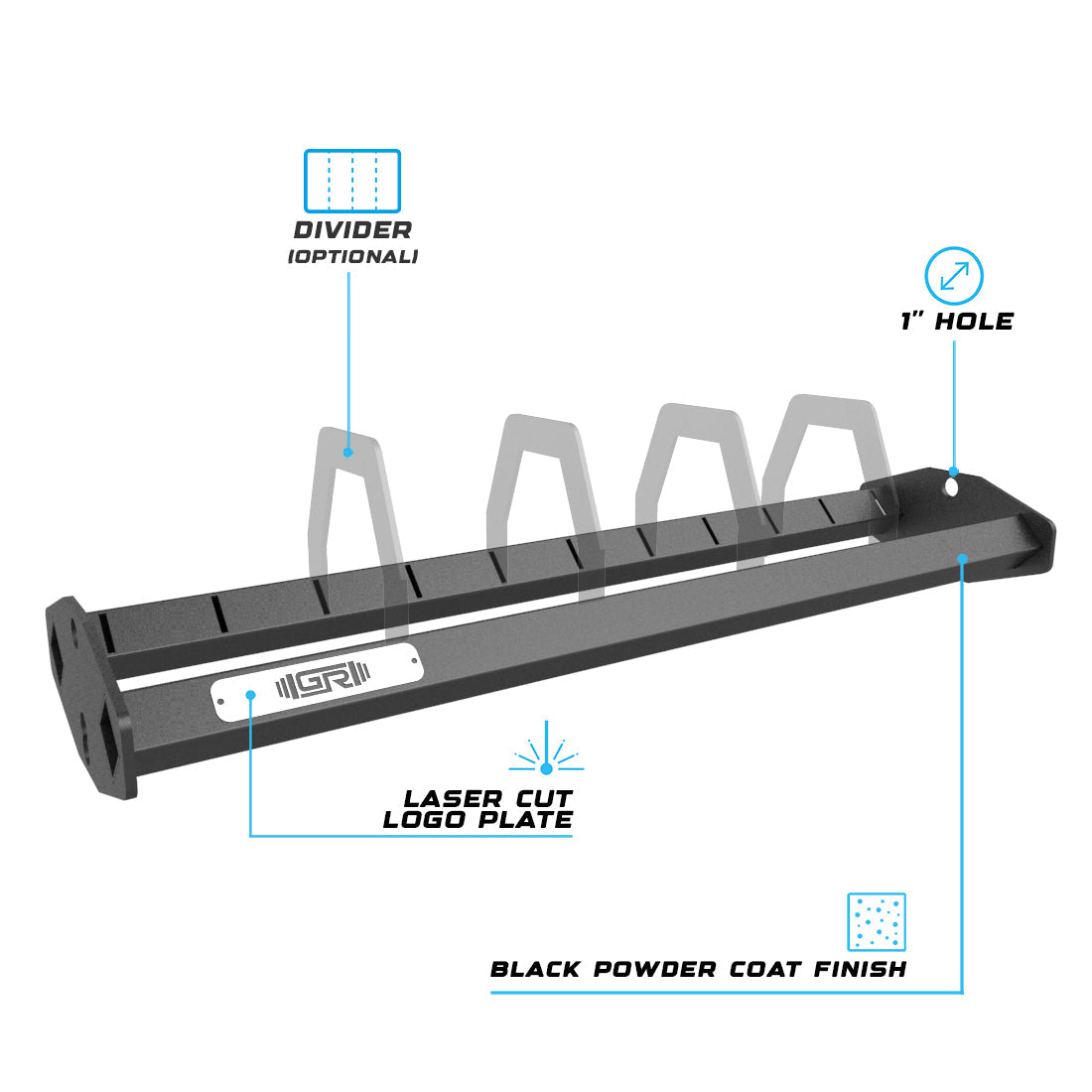 Builder® 43" Plate and Ball Shelf