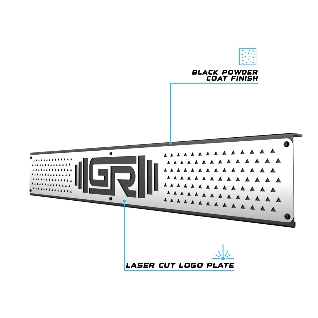 RX3 Logo Plate for Cross Bar