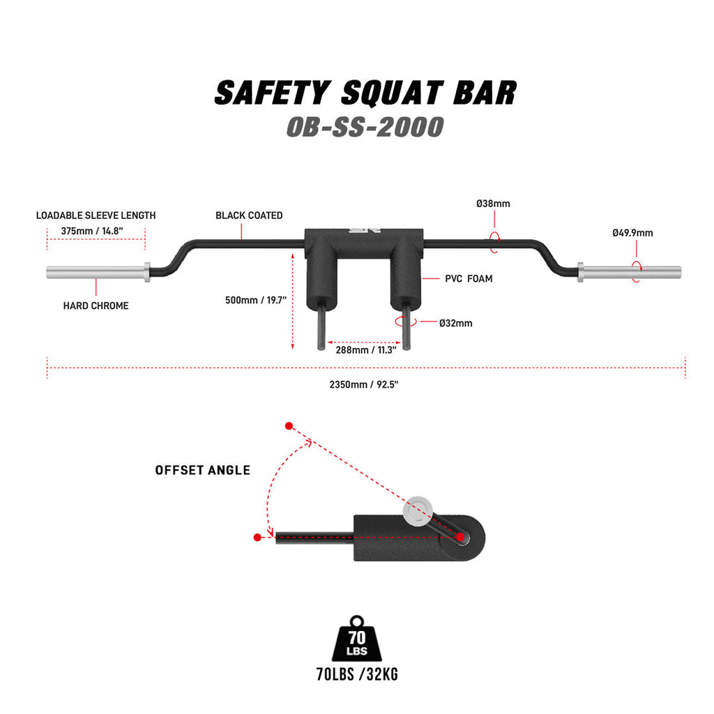 Safety Squat Bar 2000