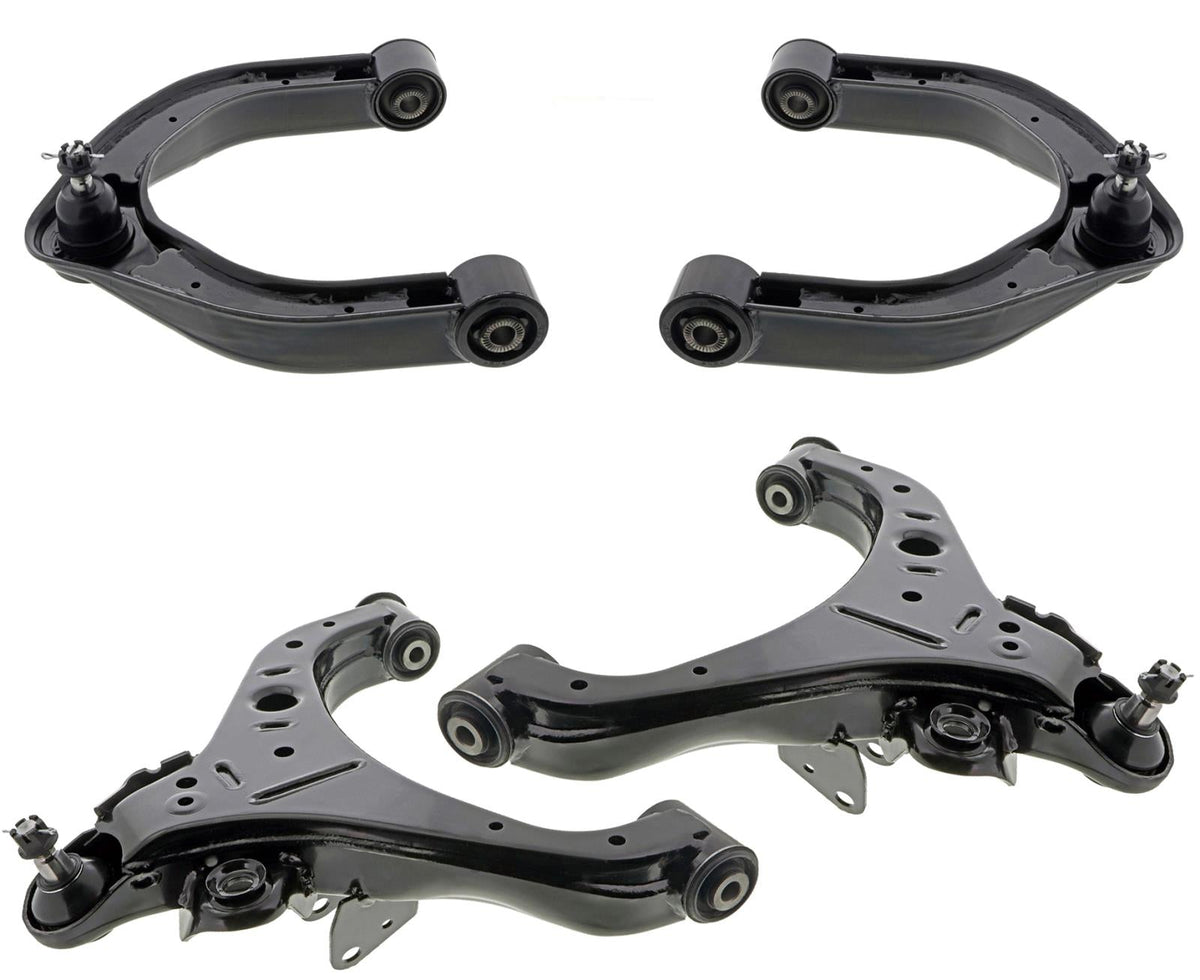 Mevotech Front Lower & Upper Control Arms W/ Ball Joints For NV2500 2012-2021